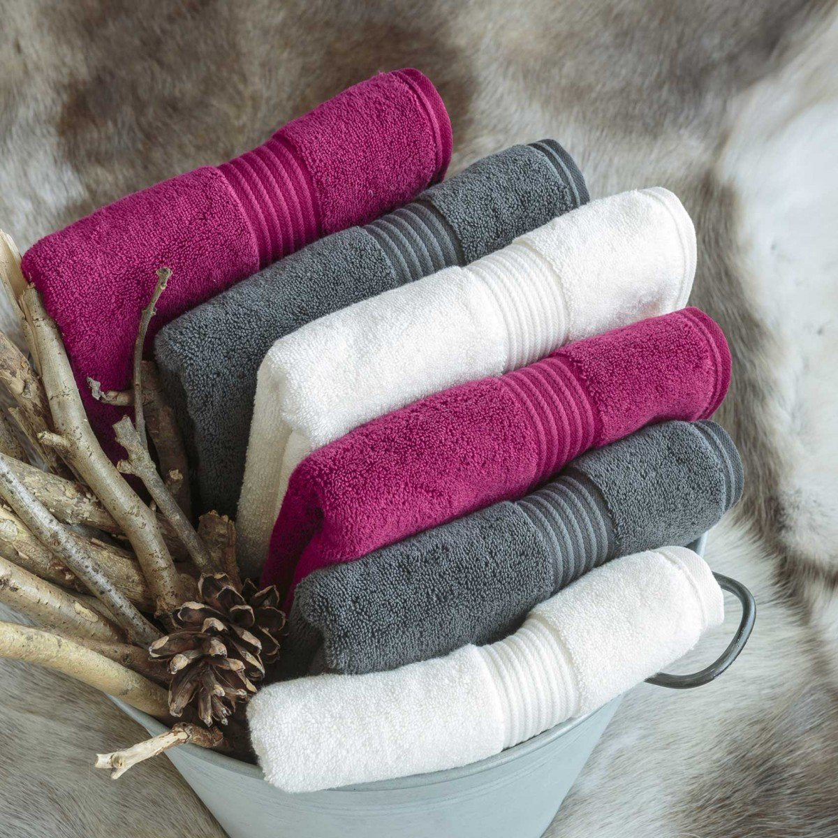 Christy Brixton Bath Towels Collection in Mineral